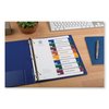 Avery Dennison Table of Contents Index Dividers 8 Tab, Translucent, PK8 11817